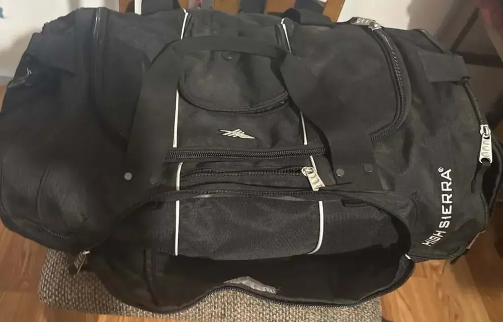 High Sierra Black Water Sport Duffel Bag